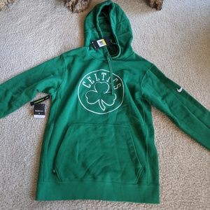 Mens Boston Celtics NBA Nike Hoody Green sz. Small